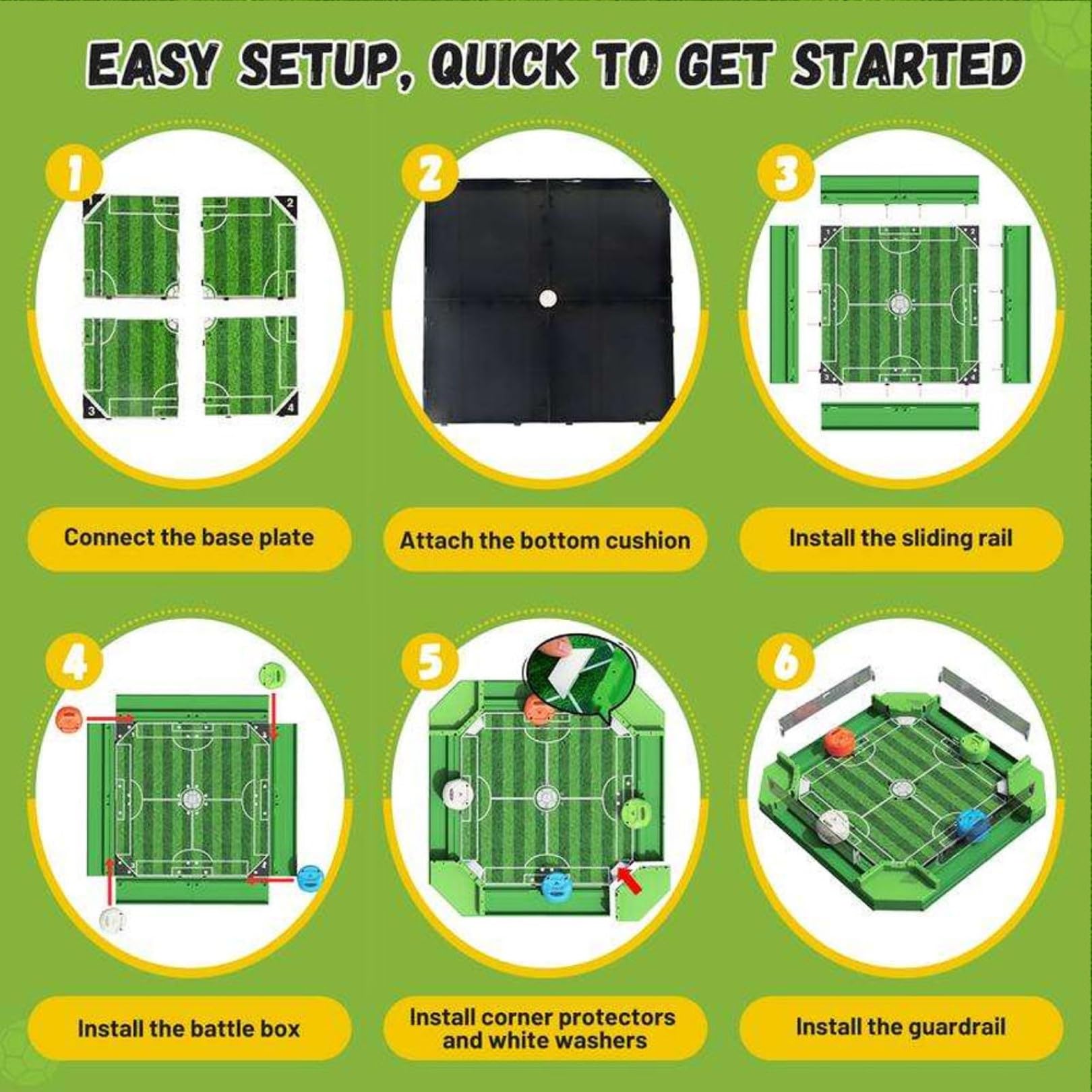 Mini Jeux de Football de Table sur Bureau, Jeu de Football Interactif, Machine À Pinball D'intérieur pour Noël Et Fête d'anniversaire en Famille
