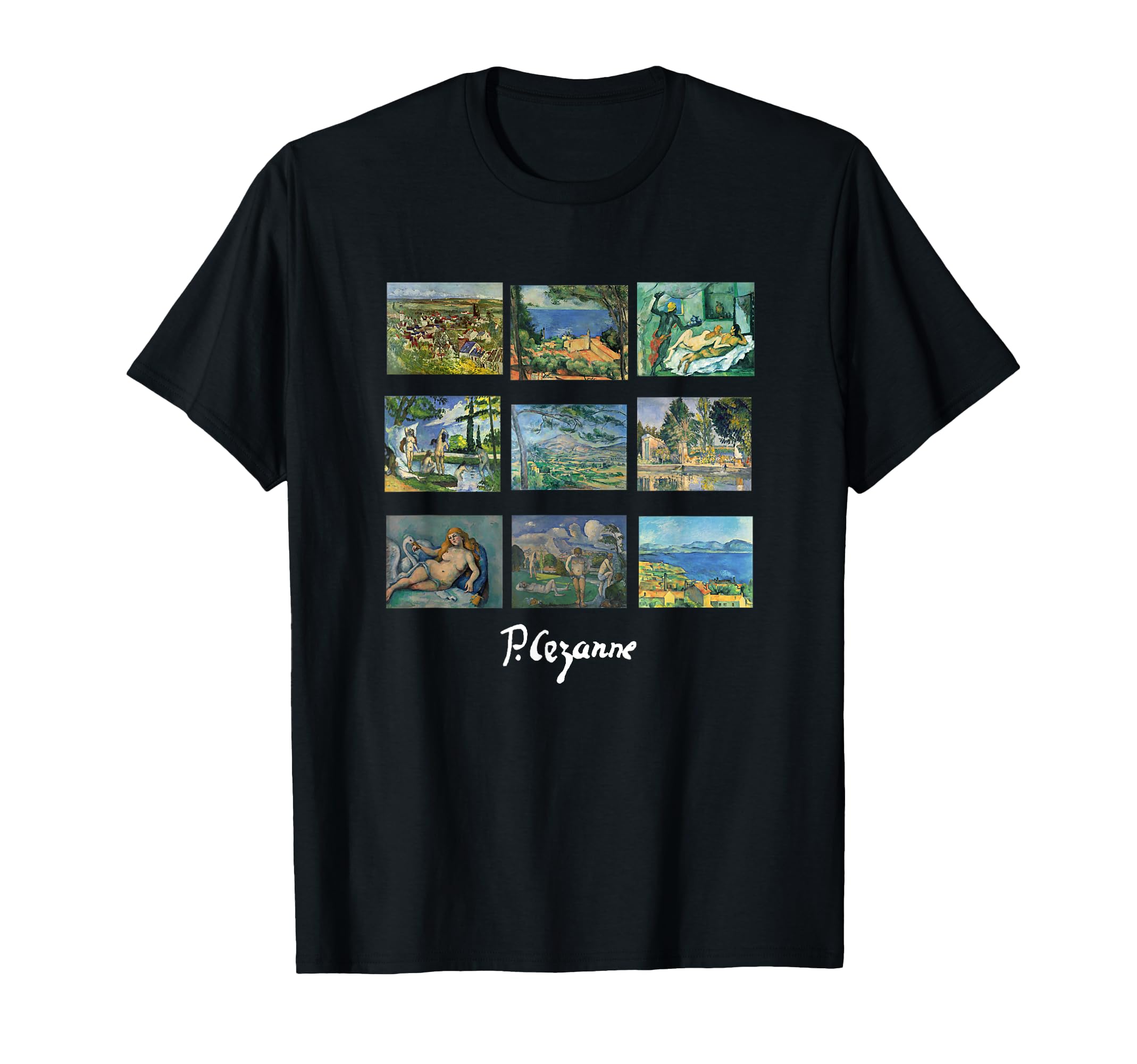Amazon | セザンヌの有名な芸術絵画 Cezanne Tシャツ | Tシャツ
