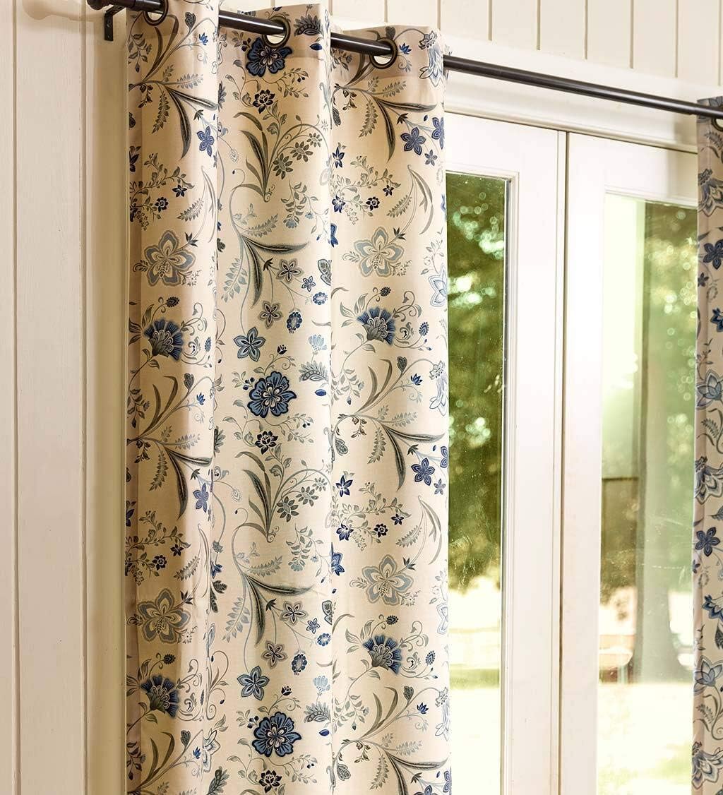 Plow and Hearth Jacobean Thermalogic GrommetTop Curtains