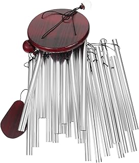 GANAZONO 1Pc 27 Sinos De Vento Decoração Pendurada Ao Ar Livre Relógio De Parede De Metal Sino De Vento Japonês Decoração Sino De Vento Jardim Carrilhão De Vento Adorno Pendurado Carrilhão