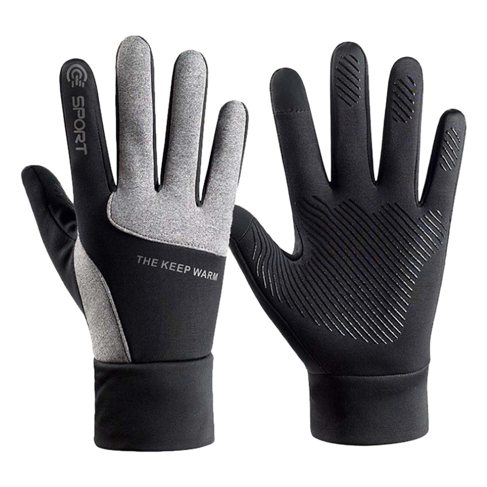 Lightweight Winter Gloves for Men Women Touchscreen Thermal Glove Non-Slip Elastic Cuff Gloves Warm Running Glove