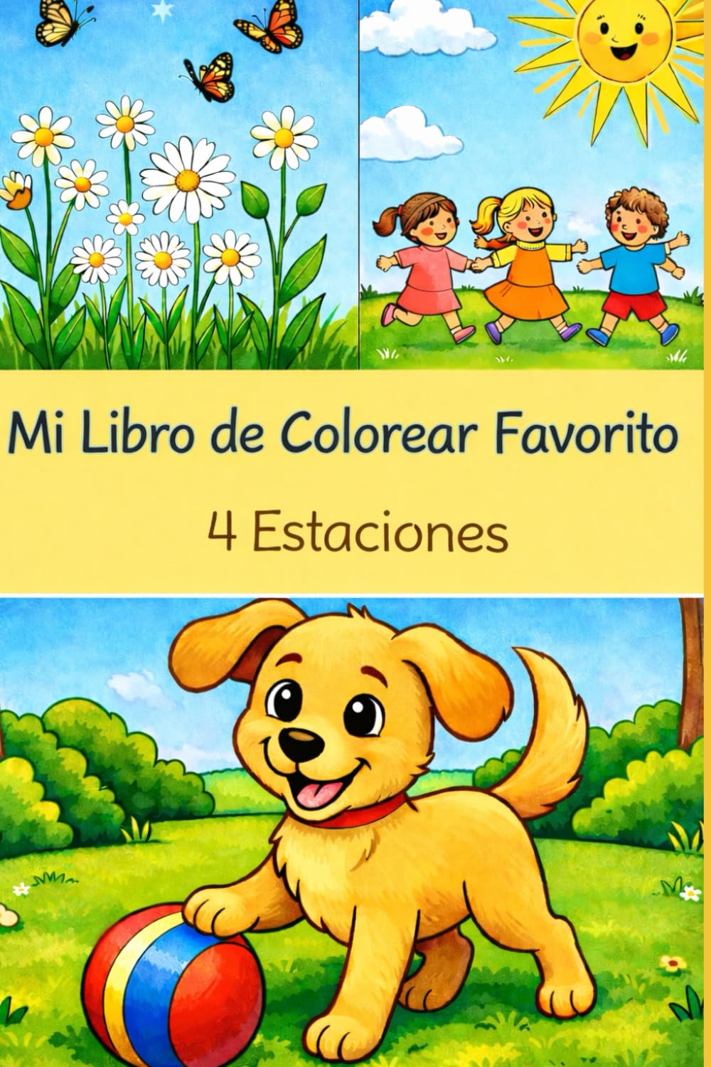 Mi Libro para Colorear Favorito: Las 4 Estaciones