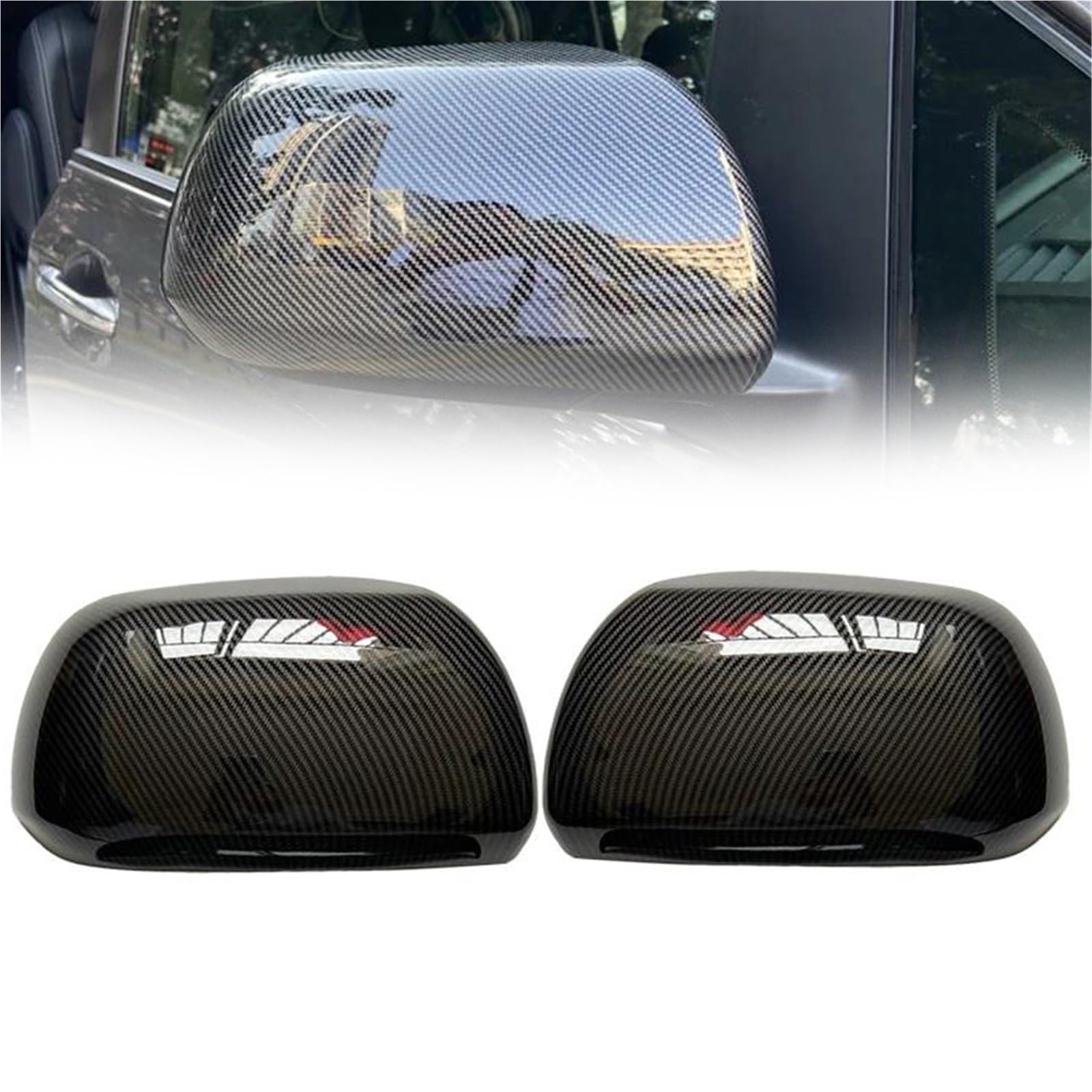 Coques de rétroviseur pour Toyota Sienna 2011-2020 masquer rayures retroviseur