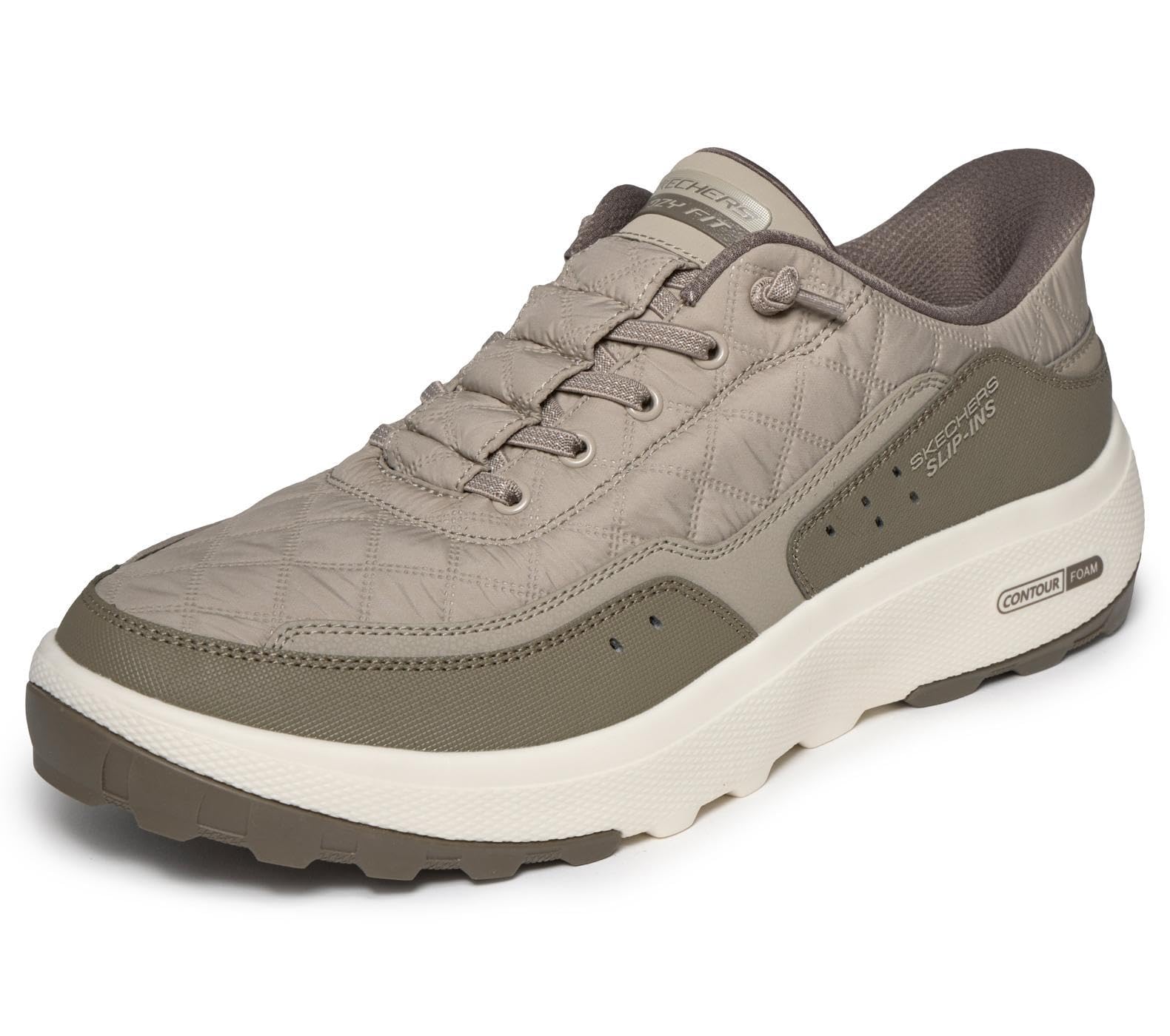 Skechers Hombre Urban Explore Sneaker, Taupe, 43 EU