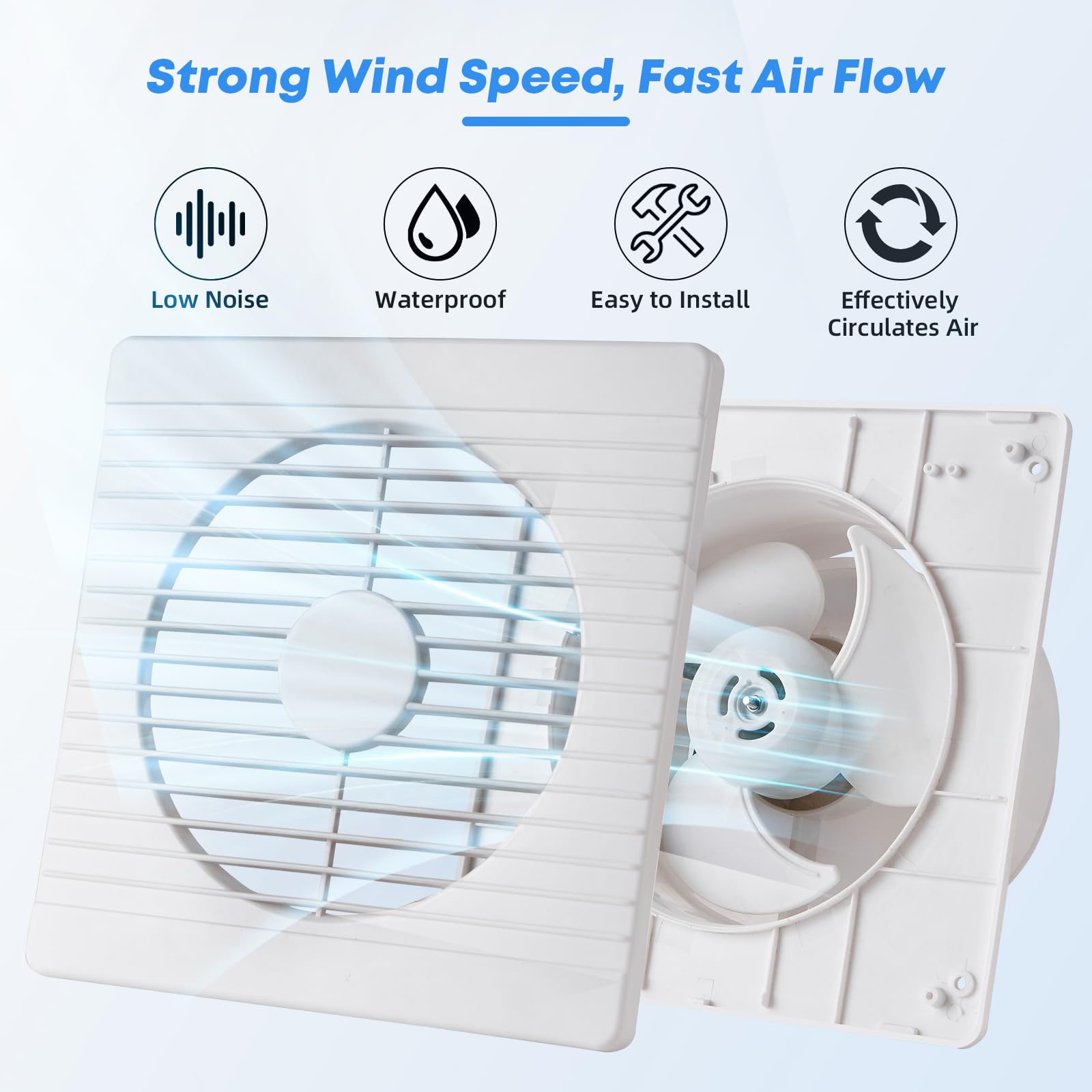 Solarbetriebener Ventilator, 20 W Solarpanel mit 25,4 cm Solar-Abluftventilator, wasserdichter Solarventilator für Schuppenbelüftung, Solar-Außenventilator für Gewächshaus, Hühnerstall,