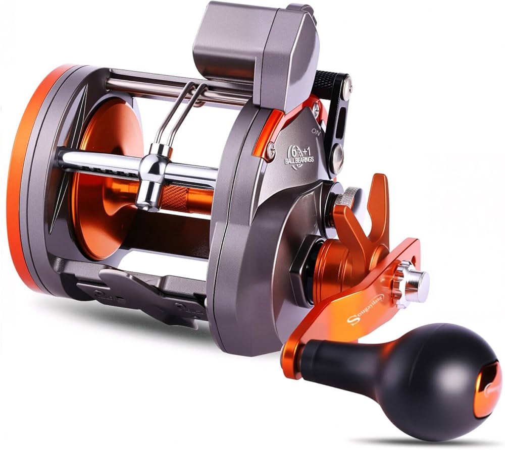 Amazon.co.jp: Sougayilang ラインカウンター トローリングリール 従来