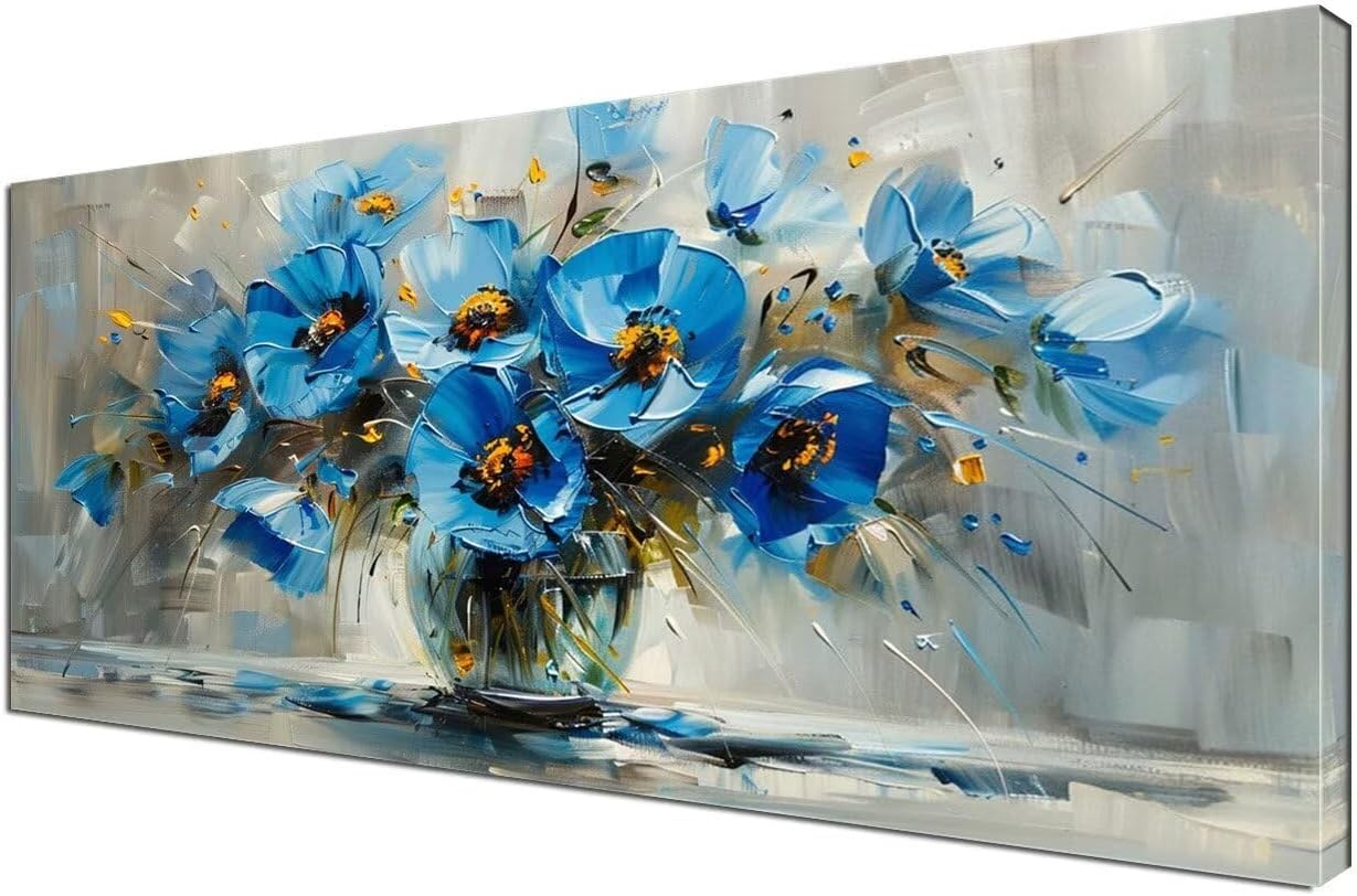 Paint by Numbers for Adults Flower DIY Large Paint by Number 16x36 inch