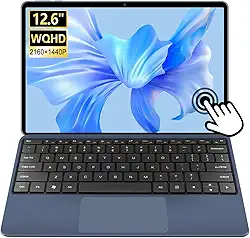 VGKE Laptop Magicbook 2 em 1 com tela sensível ao toque, tablet e laptop WQHD de 12,7 polegadas 2160x1440, Intel Core i5-10210Y, Quad Core 4GHz, 8GB RAM, SSD de 512 GB, cinza titânio