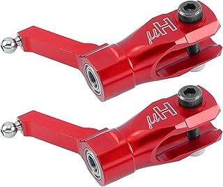 Microheli Aluminum Main Blade Grip w/Thrust Bearing (RED) - Blade 450X/330X/330S (MH-330X102)