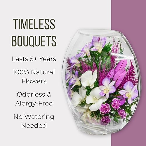 Miniatura 9 de Fiora Flower  Orquídeas de larga duración  Dura hasta 5 años  Sin necesidad de agua  Sin alergias  Resistente al olor  Regalo único