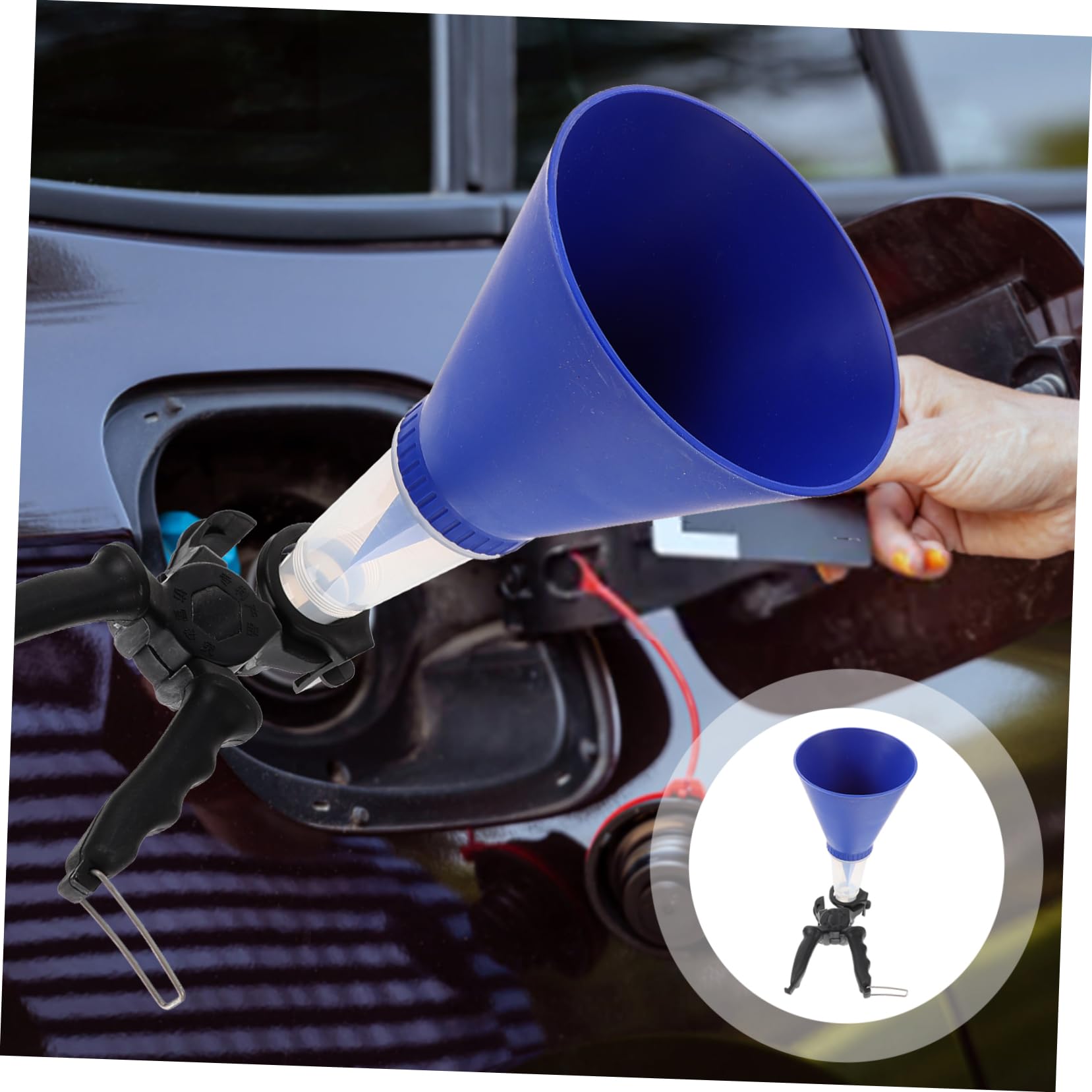 2pezzi Imbuto Per e Carburante Imbuto Multiuso Per Auto e Con Design Leggero e Ampia Bocca Strumento Per Cambio e Rifornimento Di Carburante Con Filtro Integrato