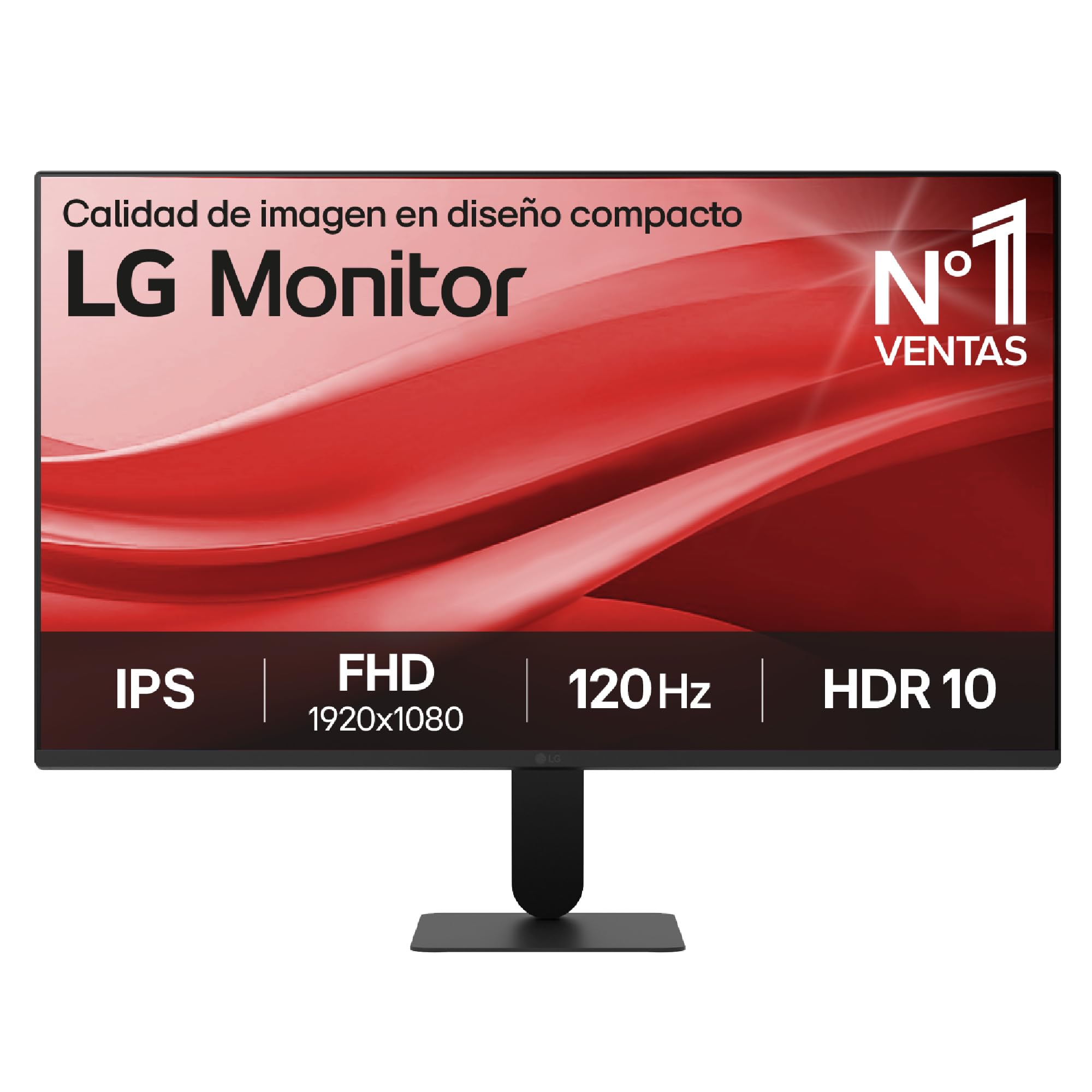 LG 27U411A-B - Monitor 27", FHD (1920 x 1080), Panel IPS, 120 Hz, 5 ms (GtG), Tecnología AMD FreeSync™, Super Resolution+, Black Stabilizer