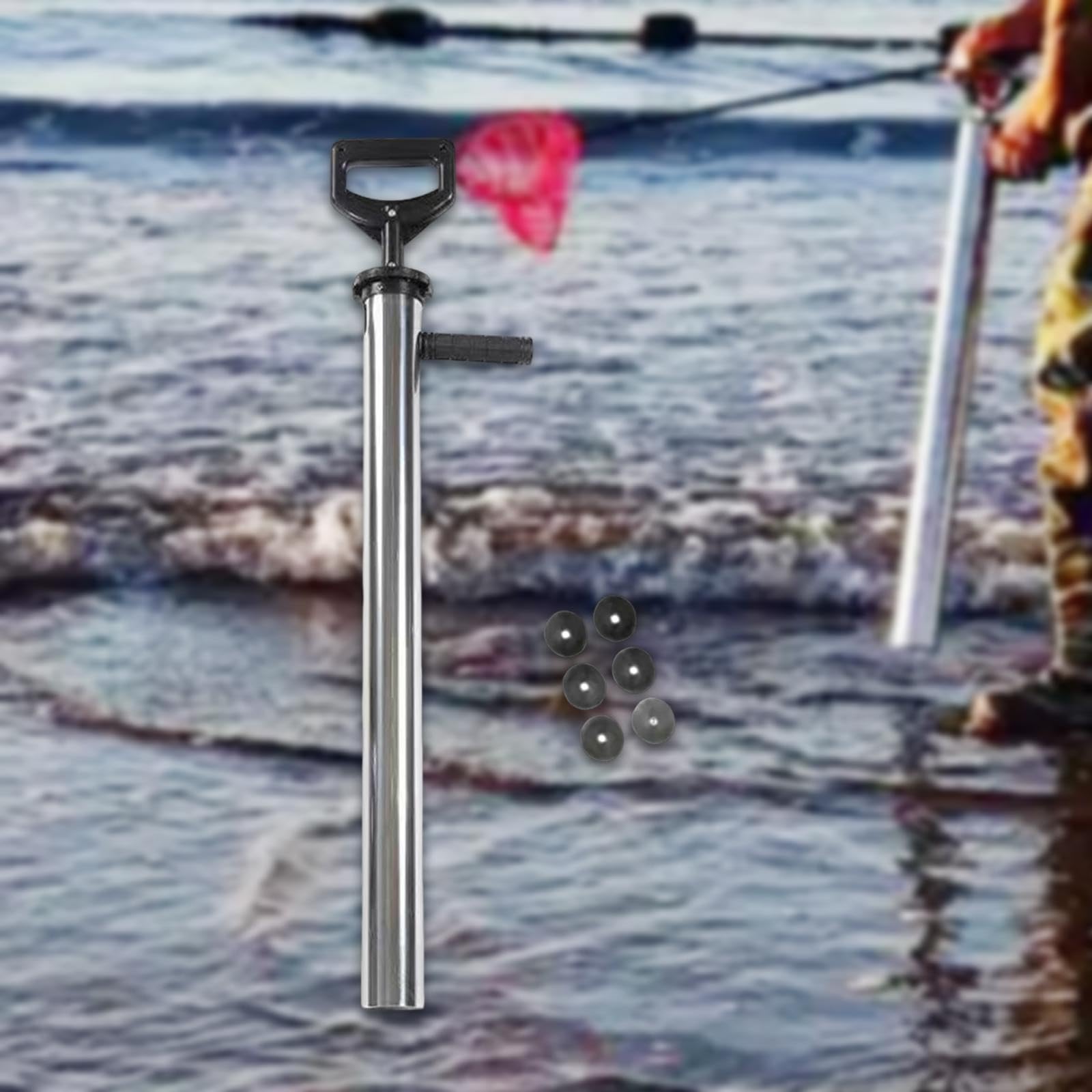 catching clams fishing pole Aymzbd Stainless Steel Shrimp Pump and Clam Extractor, 92 cm Beach Seafood Tool for Shrimp and Clam Harvesting : Home & Kitchen vacation necklace Buy Standard Quality China with an aluminum housing Color:#05 (Chartreuse)