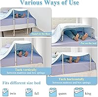 Vista 6 de Levantador de mantas, barra de elevación para pies, soporte ajustable para mantas, soporte para cama, tienda de campaña, elevador de sábanas