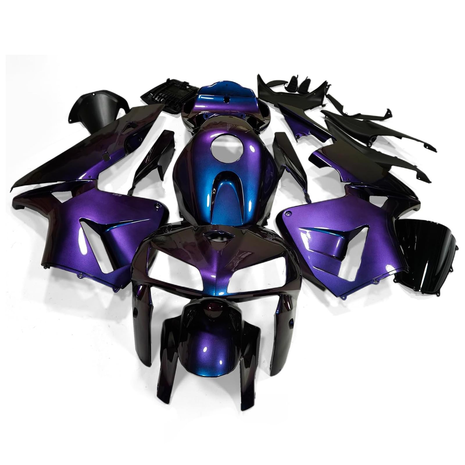 ZXMOTO Motorcycle Fairing Kit for 2005 2006 Honda CBR 600 RR F5 Injection ABS Plastic Bodywork Fairings Chameleon