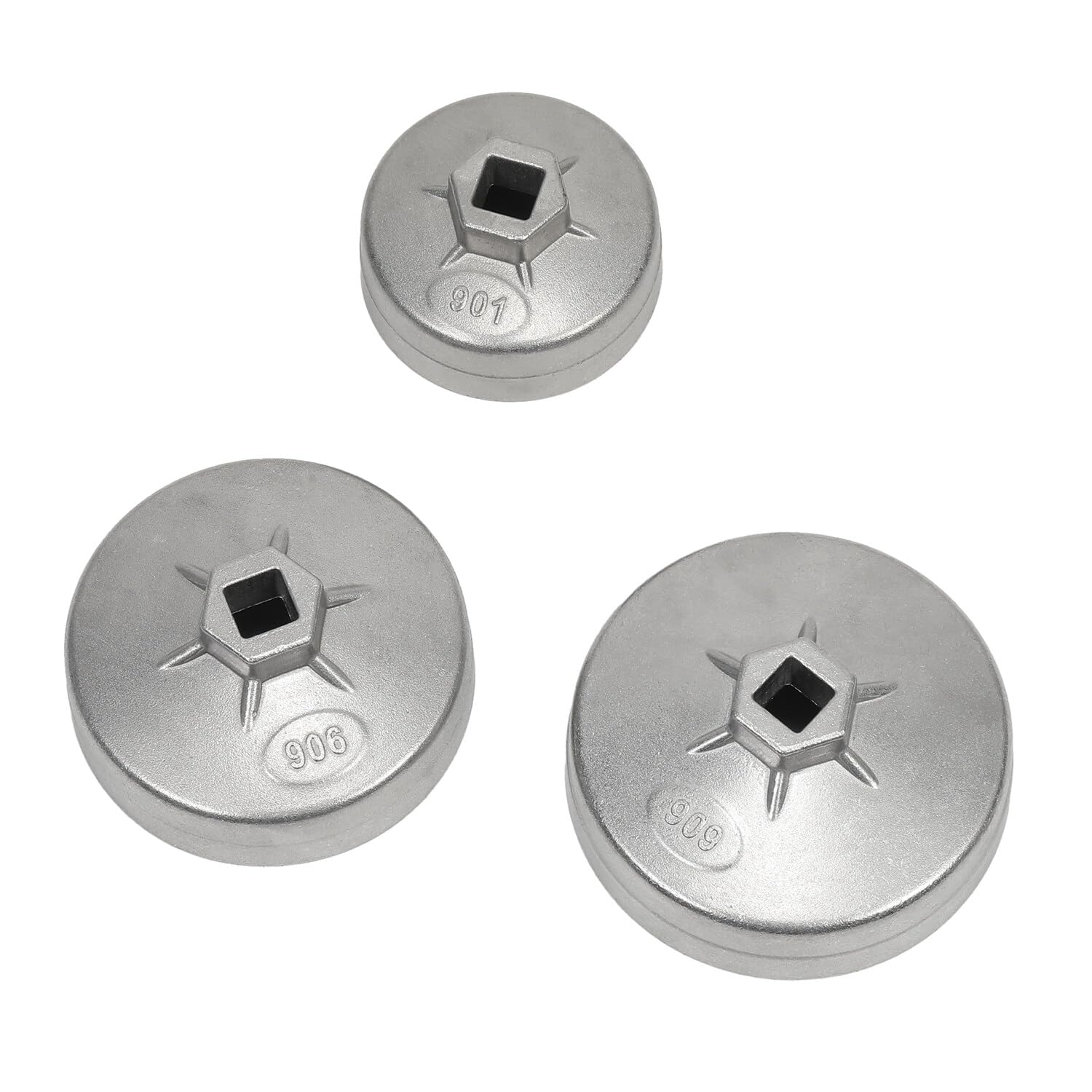 23pc Filtro Olio Set di Presa, 1/2 Pollice Azionamento Tazza di Alluminio Chiave per la Manutenzione Auto, Facile Strumento di Rimozione con Custodia