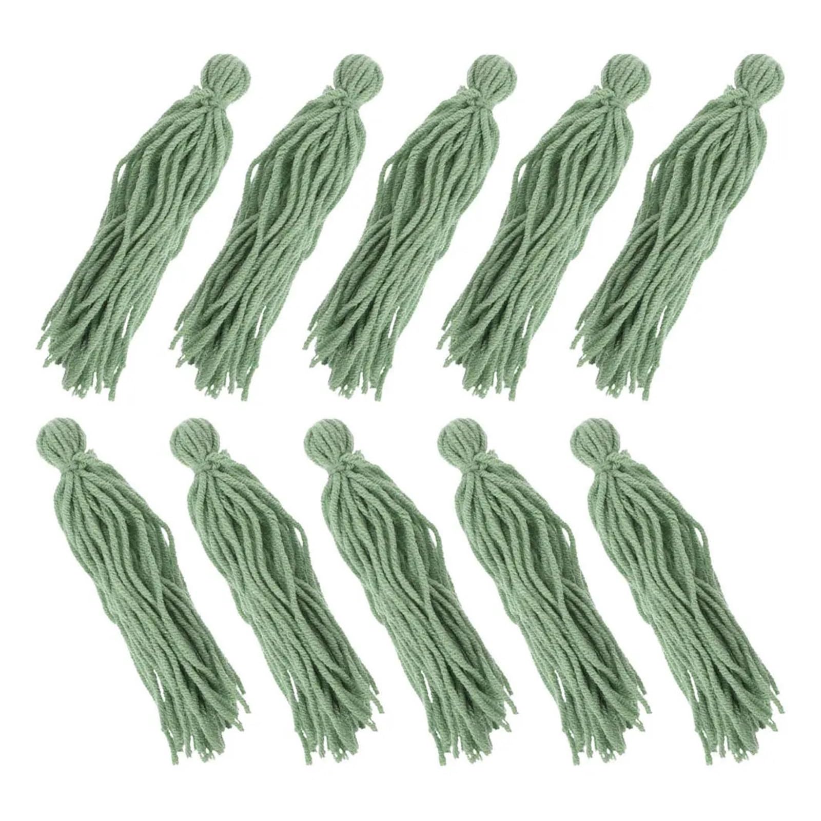 Luvafey Fish Spawning Mops 10Pcs Spawning Mop for Fish Tank Breeding Mops Angelfish Shrimp Aquarium Decoration Egg Catcher Reusable Woolen Yarn for Home Aquarium Egg Laying Aquatic Tank Decorati