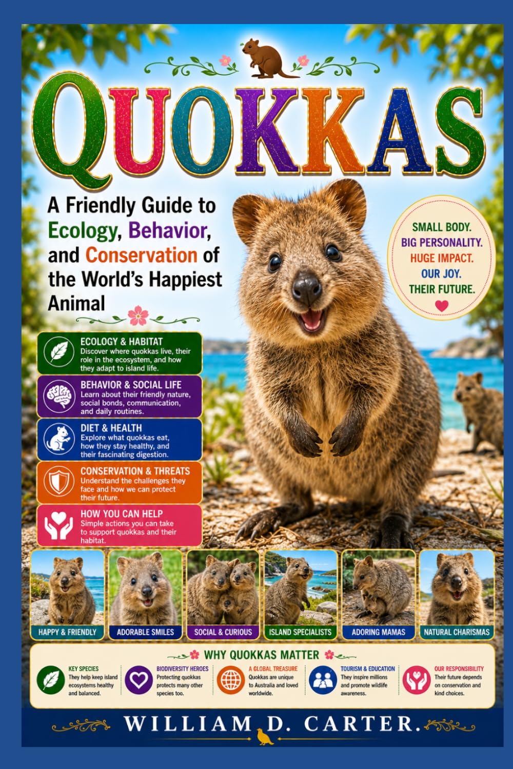 QUOKKAS: A Friendly Guide to Ecology, Behavior, and Conservation of the World’s Happiest Animal