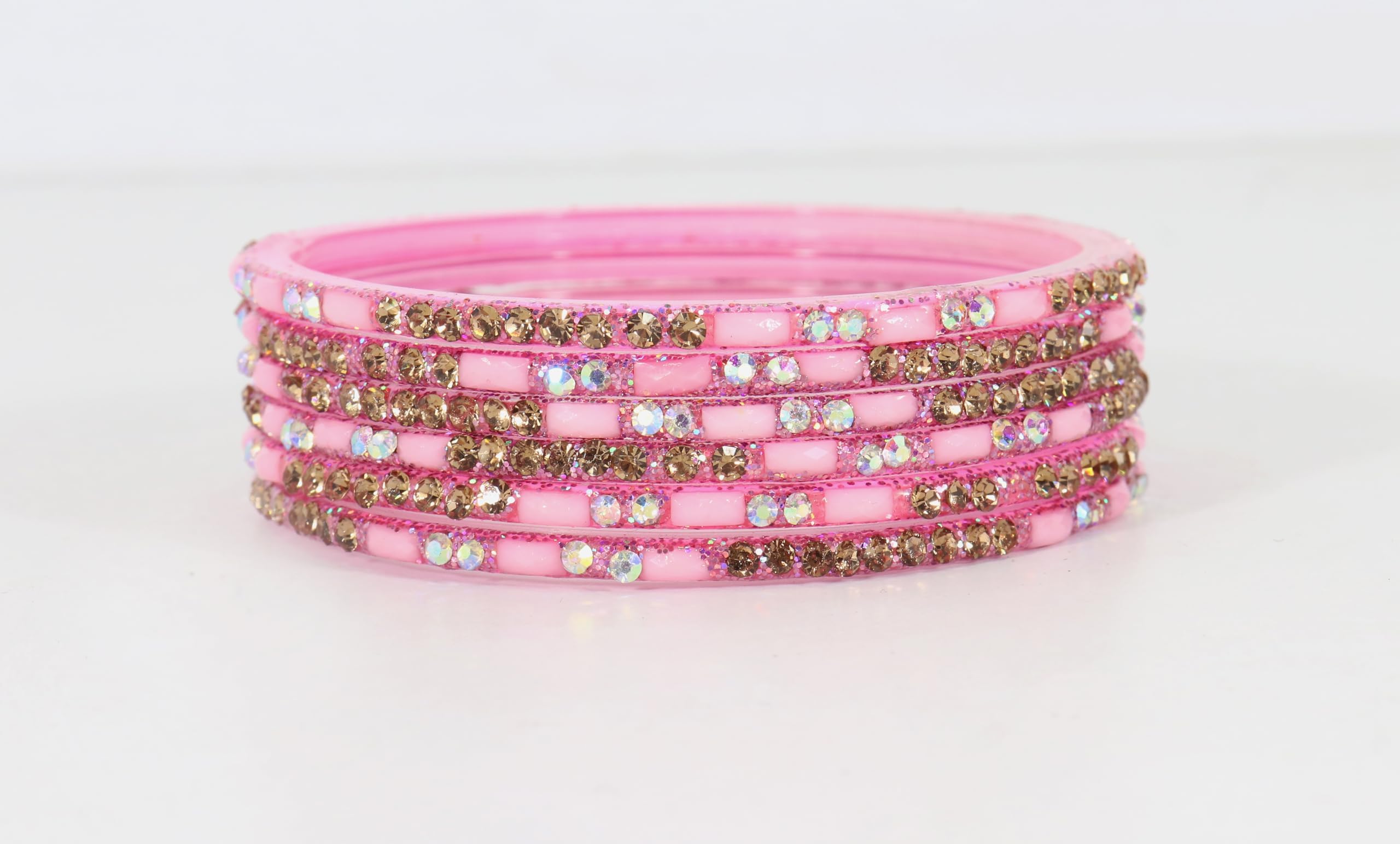 Stylish Glass Bangle Set for Daily Use - Plain Fashionable Bangles