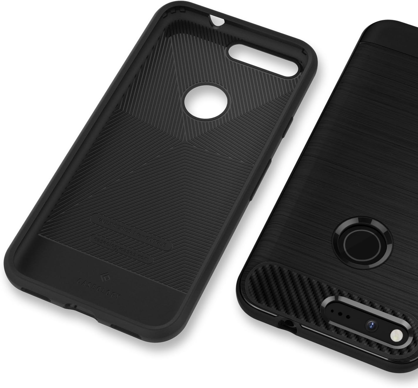 Caseology Vault for Google Pixel XL Case (2016) - Rugged & Flexible - Black