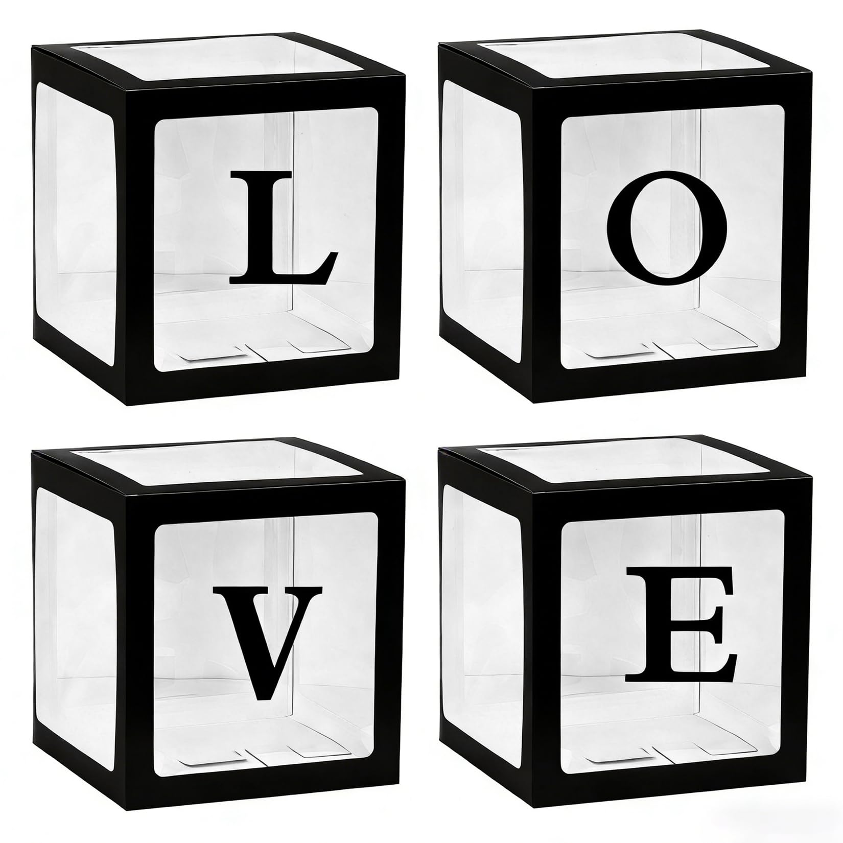 Lekabee Transparent Love Box Decorations