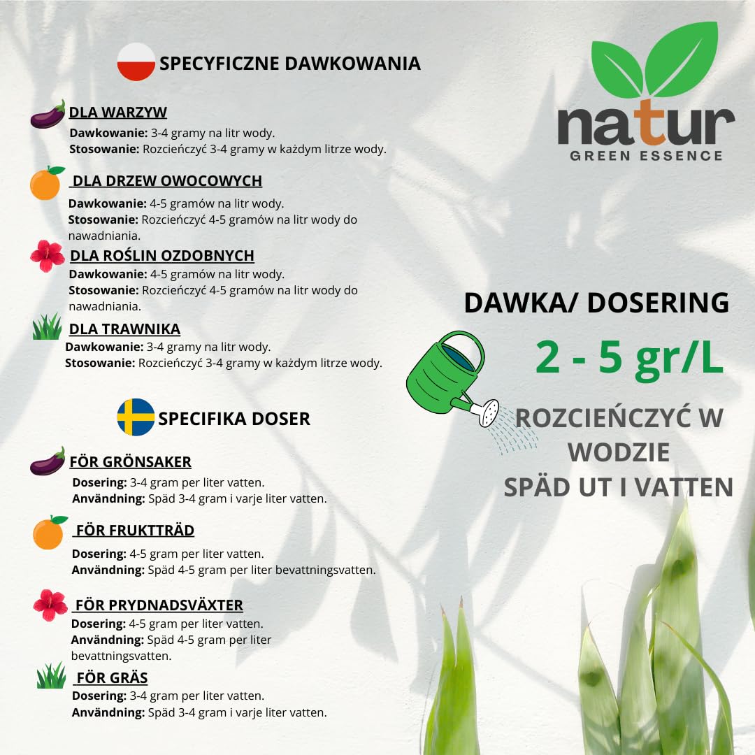 Sulfato Potásico para Jardín y Huerto - Fertilizante de Potásio y Azufre para todo tipo de Plantas Mejora Crecimiento y Producción, Nutriente esencial 1KG