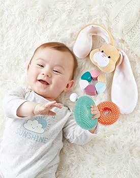 Amazon.com: Hape Bunny Stacker|Wooden Stacking Rings|Wobble
