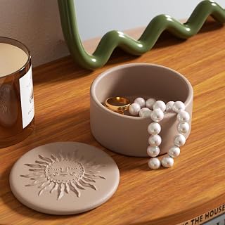 Sun Totem Candle Vessels Silicone Mold, Candle Jar Mould Collection for Jesmonite Concrete Cement (SH1201-Short)