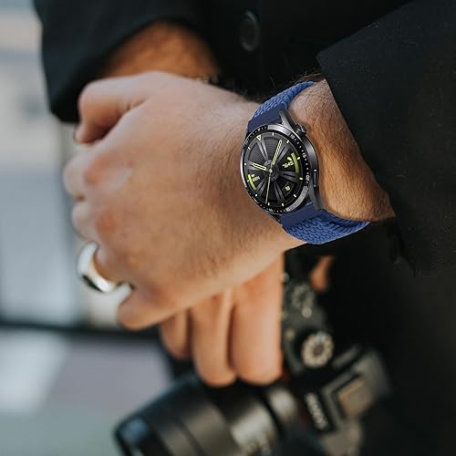 Miniatura 6 de Bandas elásticas trenzadas de 0.78 pulgadas para Samsung Galaxy Watch 7FE66 Classic de 1.575 pulgadas, 1.732 pulgadas, 1.732 pulgadas, 1.772