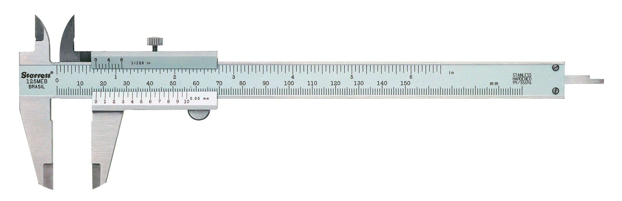 Starrett 125 Mea – 6/150 calibro con 15,2 cm/150 mm Range e .02 mm/.001-inch