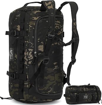 60L Duffle Bag for Travel Gym & Sports Duffel Bag Backpack for Men