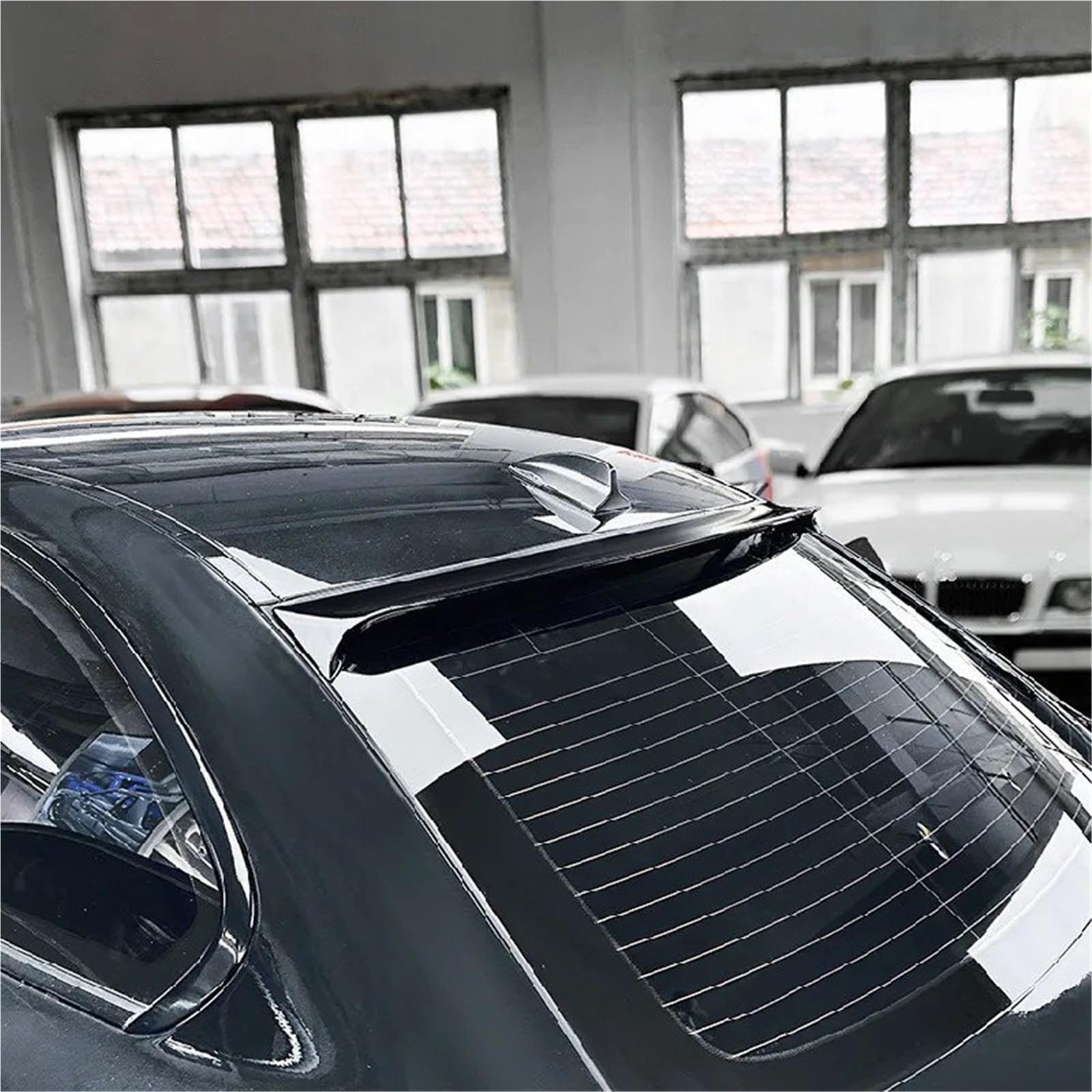 Dla B&MW 1 Seria E82 Coupe 120i M1 2008-2013 Skrzydło Na Klapie Lotka Tylny Spoiler Bagażnika Tylny Spojler Dachowy Spoiler Trunk Wing(Black)