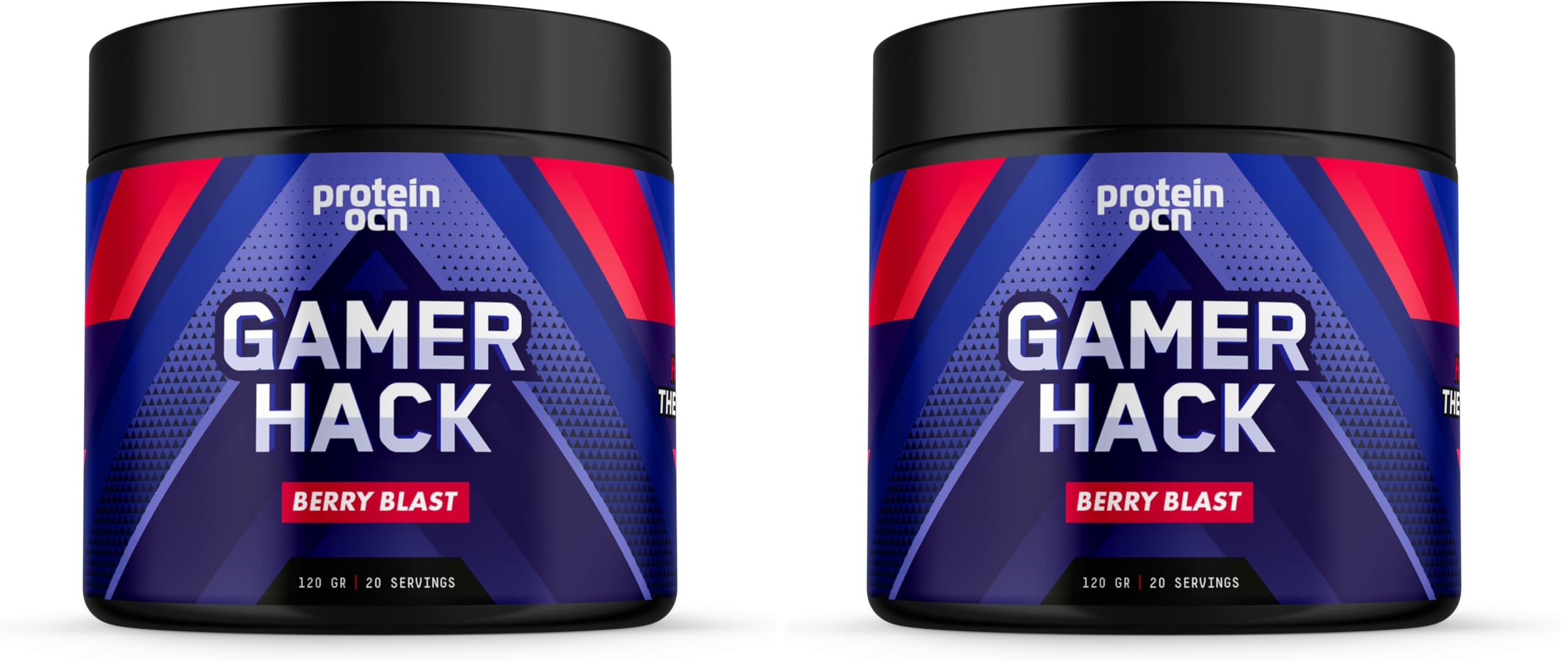 Proteinocean Gamer Boost Up Your Game Berry Blast 120g 20 Servis (2 paketi)