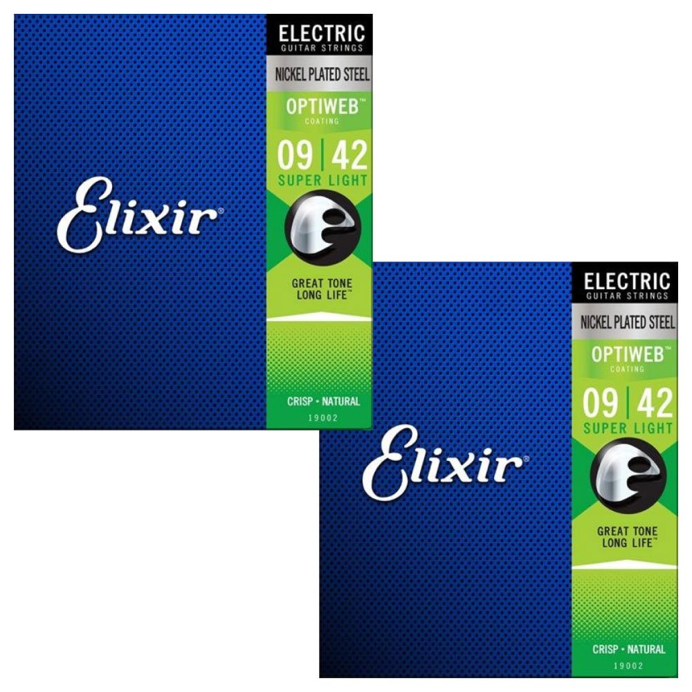 Amazon.co.jp: Elixir エリクサー エレキギター弦 OPTIWEB Super Light 