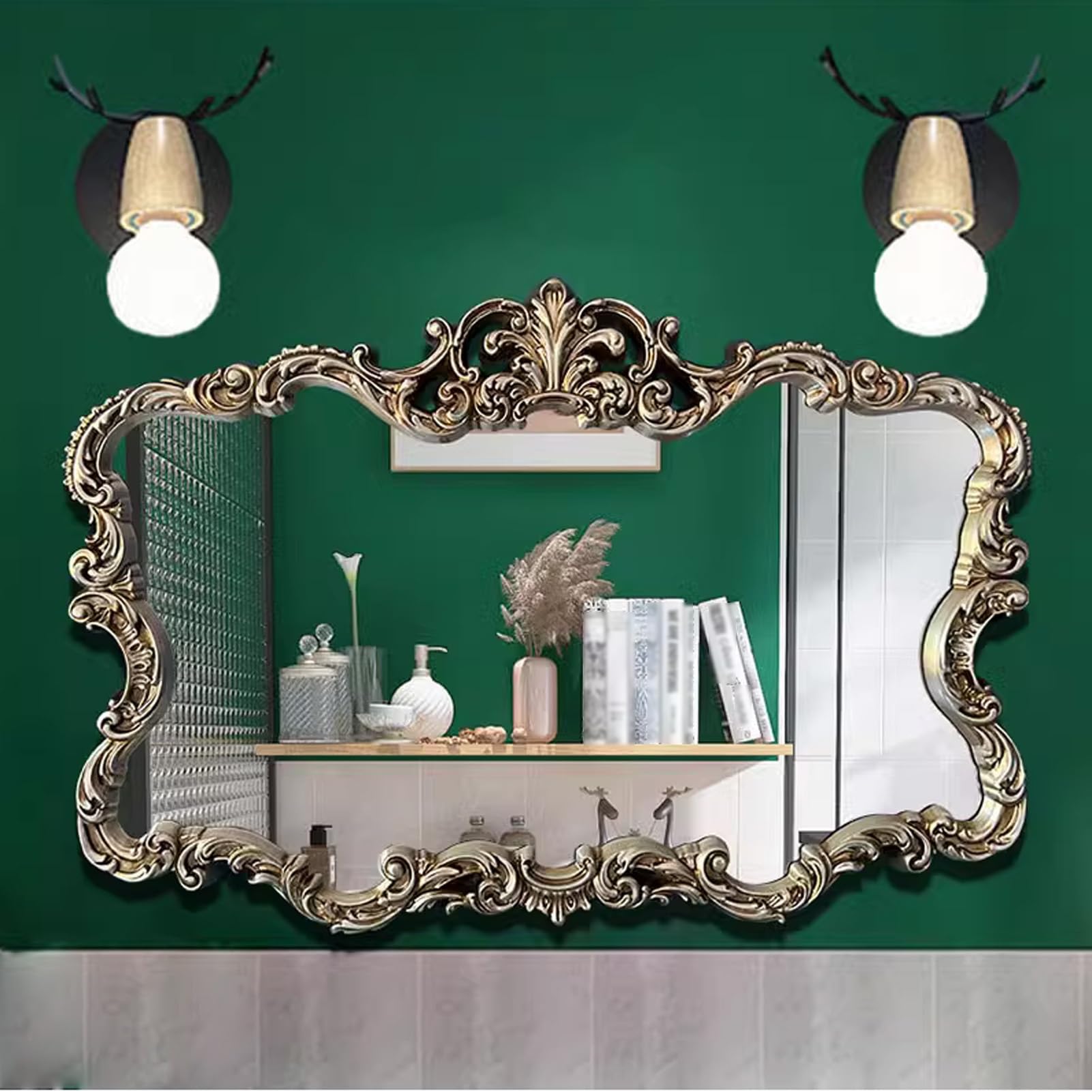 ヴィンテージ　ウォールミラー　壁掛け鏡 ヴィンテージの壁掛け鏡・ウォールミラー – バナルオンライン