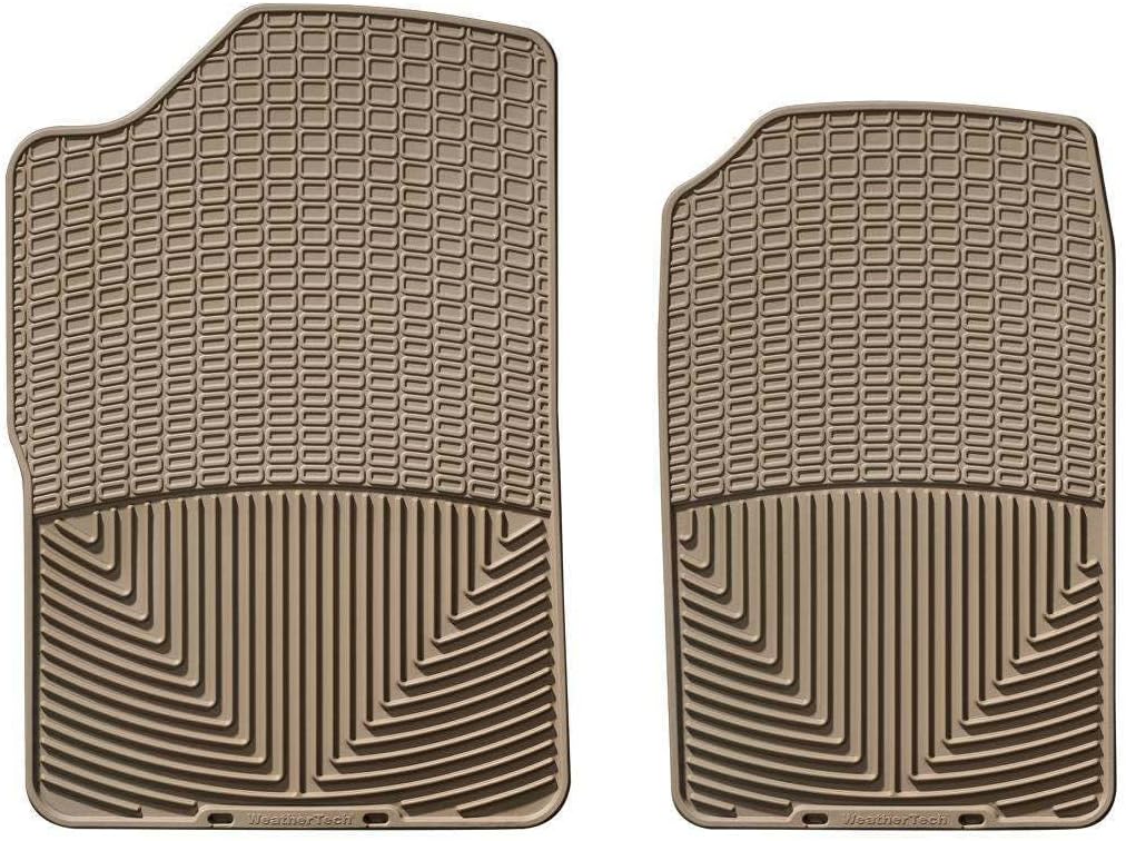 WeatherTech All-Weather Floor Mats for Chevrolet C/K Series Pickup, Suburban, Tahoe - 1st Row (W14), Black