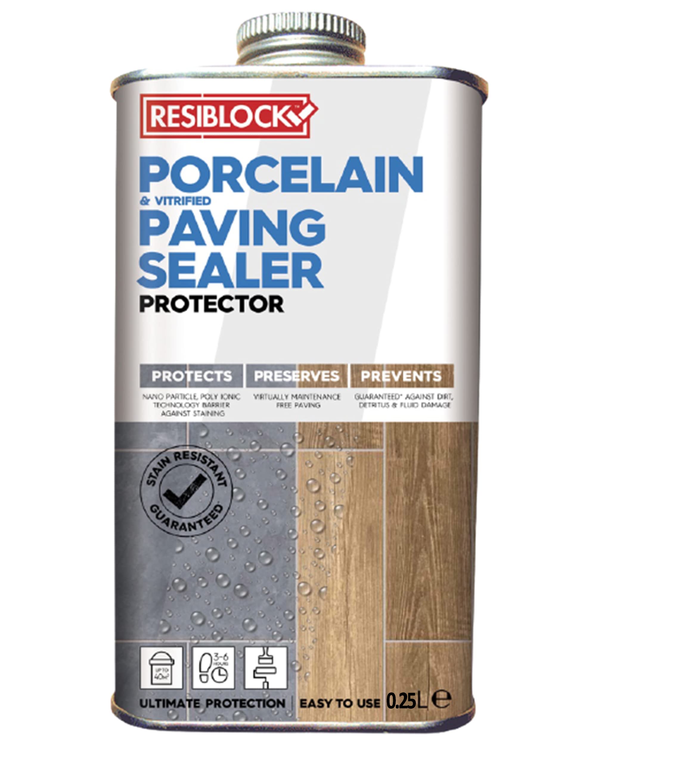 Resiblock Porcelain & Vitrified Paving Sealer Sample