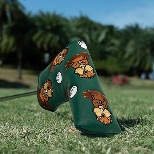 Miniatura 8 de Barudan Golf Groundhog Golf Driver Head Cover Headcover 3 Wood Cover Hybrid Headcover Putter Head Cover -Fairway Rescue Wood Head Cover fits for