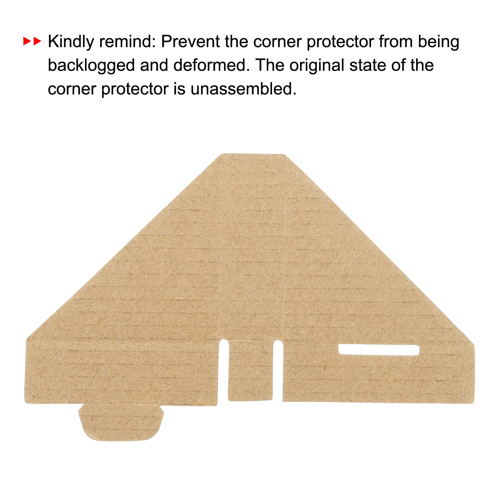 sourcing map Réglable Carton Coin Protecteur, Carton Bords Protecteurs 2mm pour Art, Emballage, Expédition Fournitures Paquet de 60