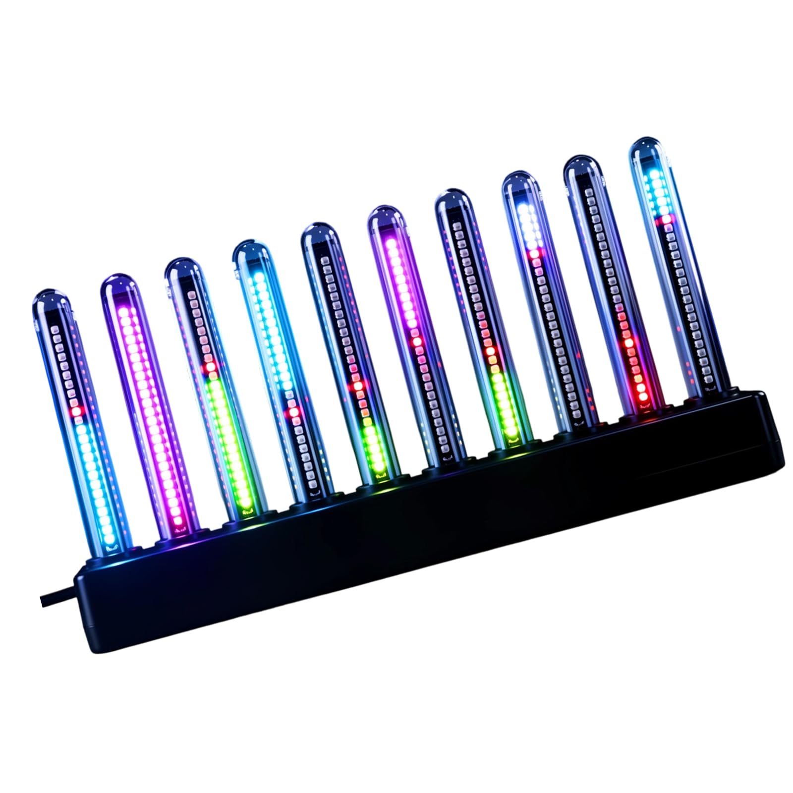 Geavonyg Intelligent RGBs LED Spectrum Lamp with Sound Activation and 8 Display Mode for Music Lovers and Gamers LED Spectrum Light
