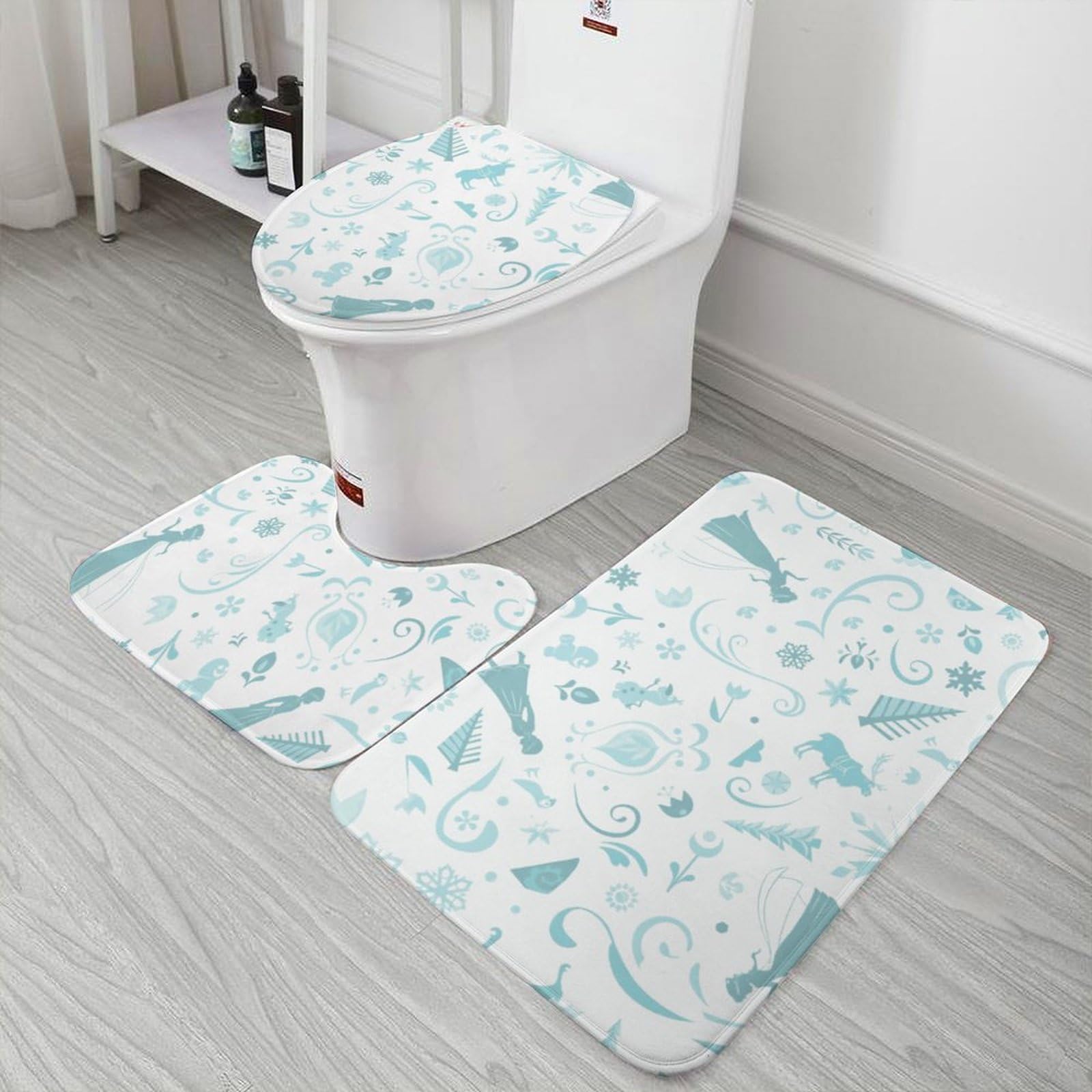 まゆさま専用♡トイレマット2点♡ Amazon | Amiabout プリンセス アナと雪の女王 エルサ トイレマット 3