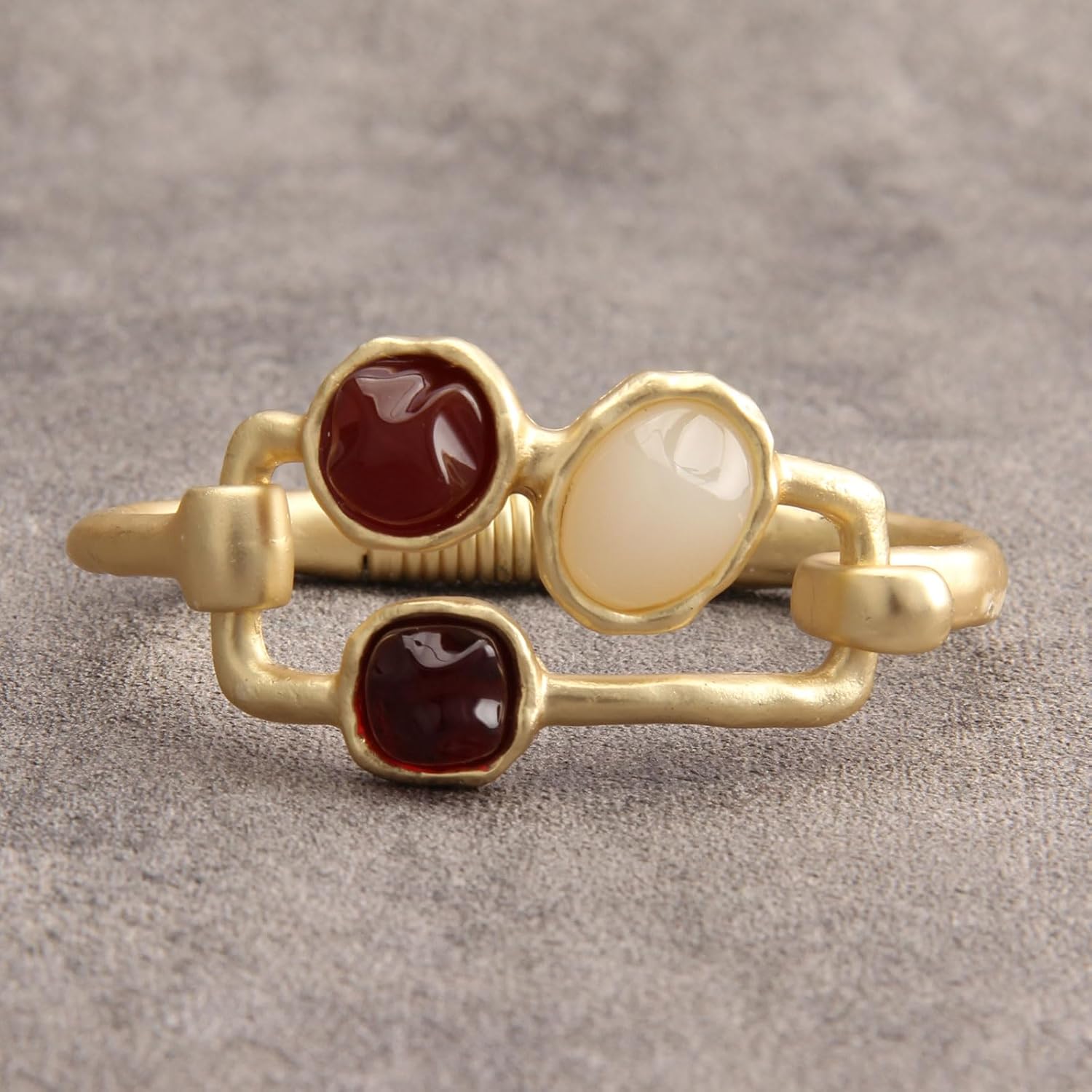 Chunky Gold Bracelet Trendy Gold Cuff Bracelets for Women Statement Silver Arm Cuffs Bangles Arm Punk Jewelry Accessories - Image 5