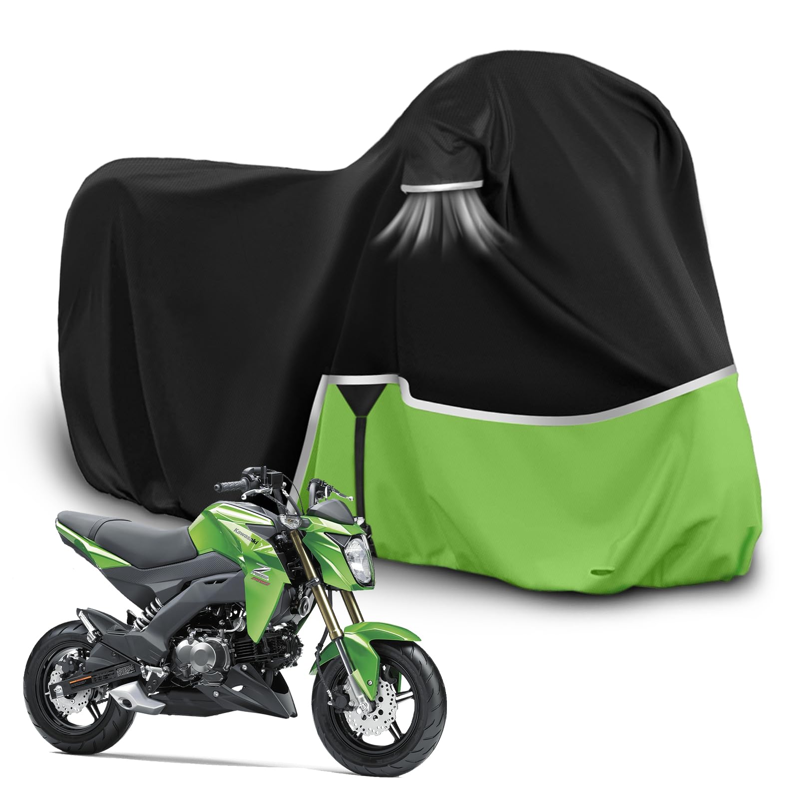 Amazon.com: Waterproof Motorcycle Cover Replace for Kawasaki Z125