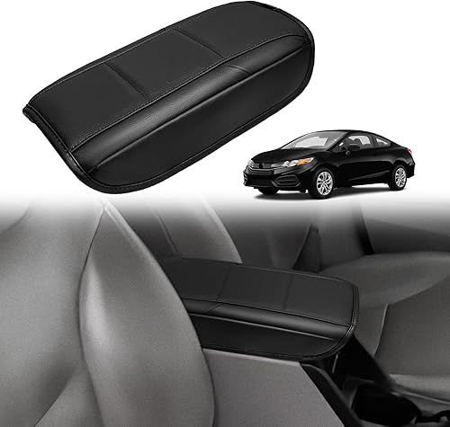 Miniatura 58 de Muslogy Funda para reposabrazos de consola central compatible con Chevy Silverado/Tahoe y GMC Sierra/Yukon 2007-2013, cojín para reposabrazos