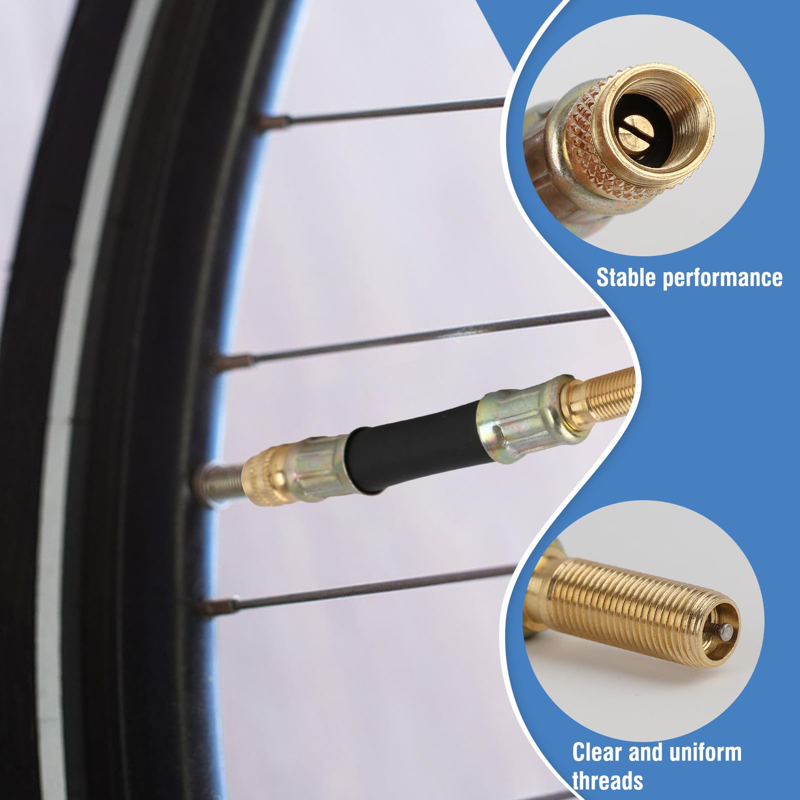 4 PCS Estensione universale flessibile per valvola, 100 mm con Tappi di Tenuta, Prolunga Valvola Pneumatici 100mm, Prolunga Valvola in Gomma per Auto, Moto, Bicicletta, Camion, Camper, Passeggini