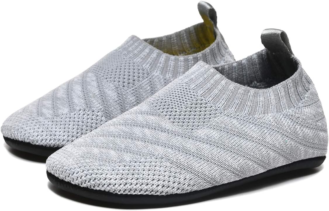 SLEVEL Comfort Toddler Slippers Lightweight Little Kids Indoor Non Slip Grip Around The House Home Shoes for Boys Girls - Image 5