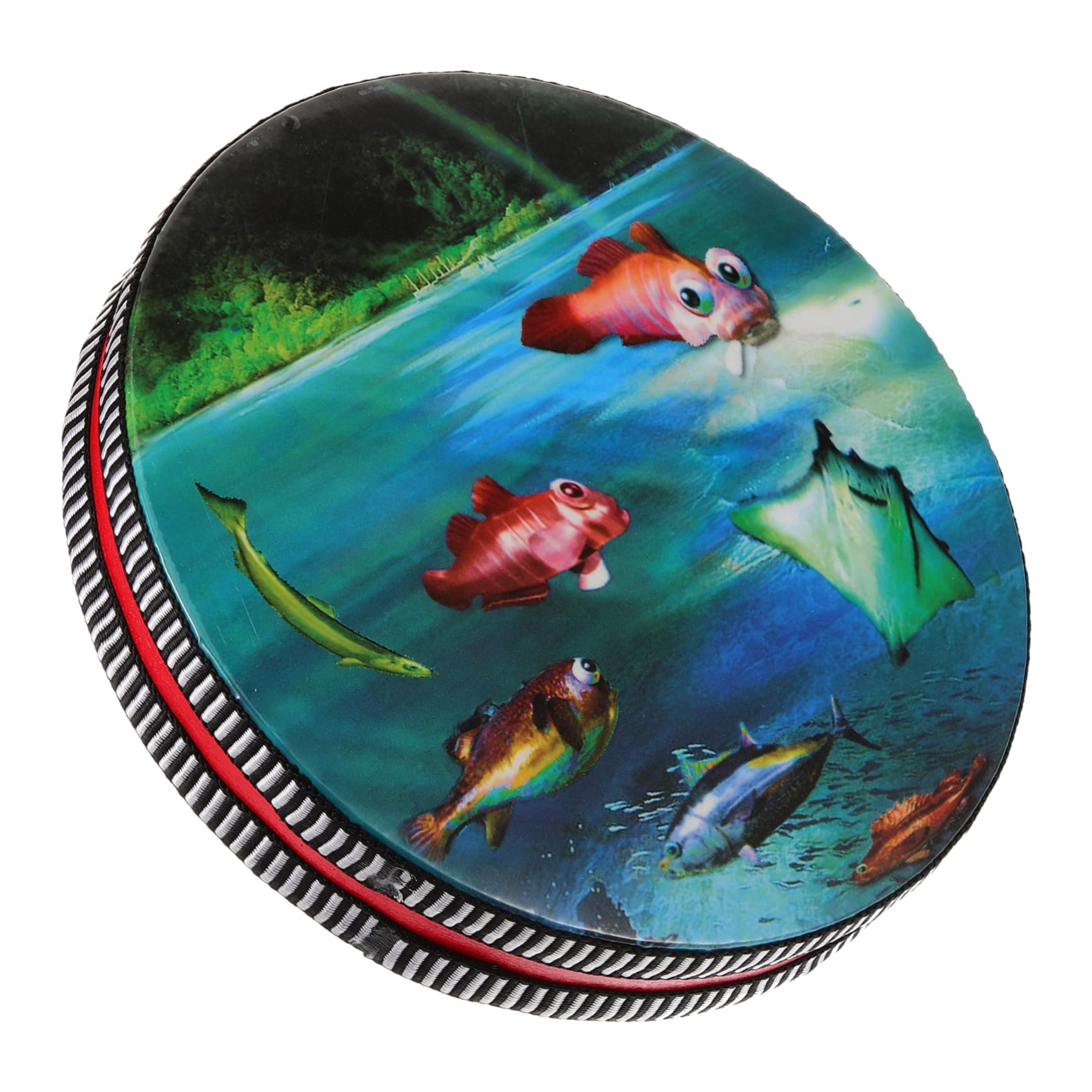 Tamburo Oceanico Rotondo Perline Riempite All'interno Per Creare Effetto Sonoro Dell'oceano Strumento Musicale Educativo Per Bambino Piccolo