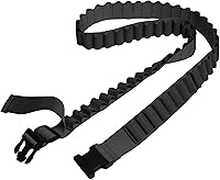 Vista 6 de 12/20 Gauge 60 Rounds Shotgun Shell Bandolier, Adjustable 12GA Shell Holder Belt with Quick Release Buckle,Shotshell Shoulder Carrier for Hunting