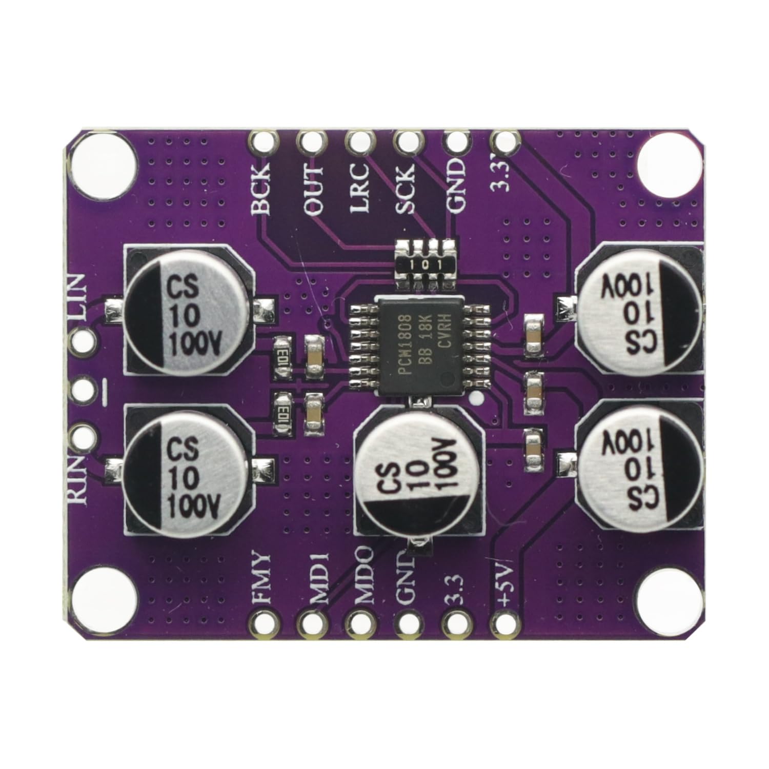 Amazon.co.jp: PCM1808 24bit 105dB SNR オーディオステレオ ADC