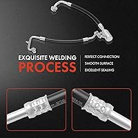 Vista 5 de A-Premium Conjunto de manguera de succión AC compatible con Chevrolet Cruze 2017-2019 L4 1.4L, compresor a evaporador